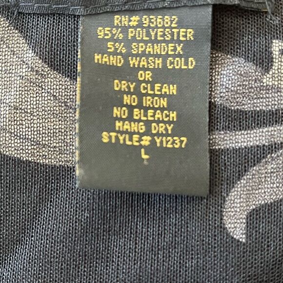 Womens’ Design Works Lightweight Floral Blouse Size L - Picture 4 of 4